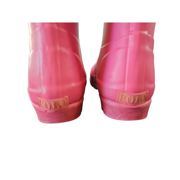 Polo Ralph Lauren Kids Philippa Fuchsia Rain Boot Sz 2 - Picture 4 of 11